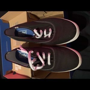 Keds champion black canvas 7.5